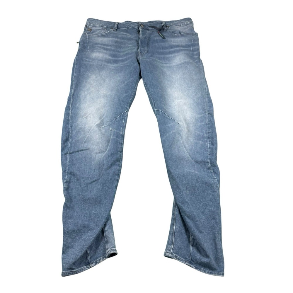 G-Star Raw Tobog 3D Relaxed Tapered Italian Denim Jeans 36x32 Blue D14459